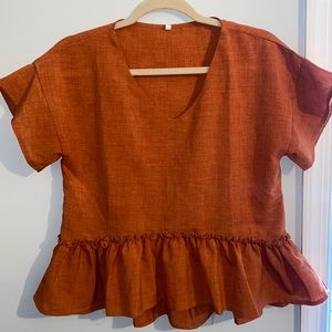 Target ruffle blouse